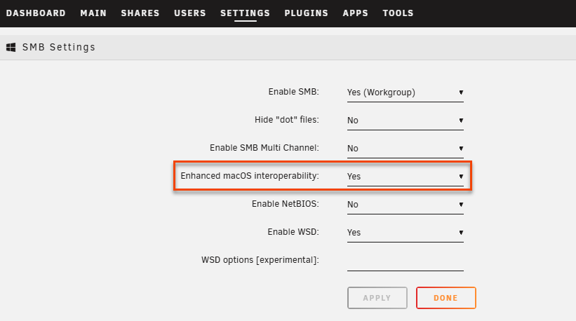 Erweiterte MacOS-Interoperabilität